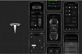 Mobile IOS App Design for Tesla | UI/UX Design